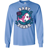 T-Shirts Carolina Blue / S Shark Family trazo - Baby Girl chupete Men's Long Sleeve T-Shirt