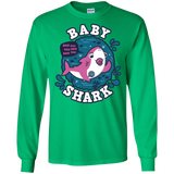 T-Shirts Irish Green / S Shark Family trazo - Baby Girl chupete Men's Long Sleeve T-Shirt