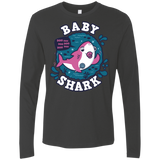 T-Shirts Heavy Metal / S Shark Family trazo - Baby Girl chupete Men's Premium Long Sleeve