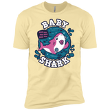 T-Shirts Banana Cream / X-Small Shark Family trazo - Baby Girl chupete Men's Premium T-Shirt