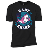 T-Shirts Black / X-Small Shark Family trazo - Baby Girl chupete Men's Premium T-Shirt