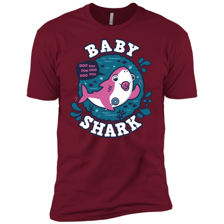T-Shirts Cardinal / X-Small Shark Family trazo - Baby Girl chupete Men's Premium T-Shirt