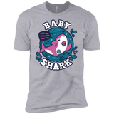 T-Shirts Heather Grey / X-Small Shark Family trazo - Baby Girl chupete Men's Premium T-Shirt