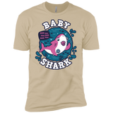 T-Shirts Sand / X-Small Shark Family trazo - Baby Girl chupete Men's Premium T-Shirt