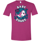 T-Shirts Antique Heliconia / S Shark Family trazo - Baby Girl chupete Men's Semi-Fitted Softstyle
