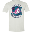 T-Shirts White / X-Small Shark Family trazo - Baby Girl chupete Men's Semi-Fitted Softstyle