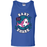 T-Shirts Royal / S Shark Family trazo - Baby Girl chupete Men's Tank Top