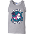 T-Shirts Sport Grey / S Shark Family trazo - Baby Girl chupete Men's Tank Top