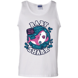 T-Shirts White / S Shark Family trazo - Baby Girl chupete Men's Tank Top