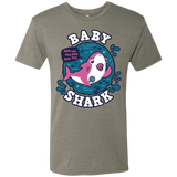 T-Shirts Venetian Grey / S Shark Family trazo - Baby Girl chupete Men's Triblend T-Shirt
