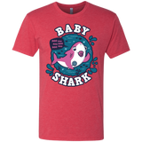 T-Shirts Vintage Red / S Shark Family trazo - Baby Girl chupete Men's Triblend T-Shirt