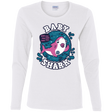 T-Shirts White / S Shark Family trazo - Baby Girl chupete Women's Long Sleeve T-Shirt