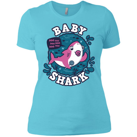 T-Shirts Cancun / X-Small Shark Family trazo - Baby Girl chupete Women's Premium T-Shirt