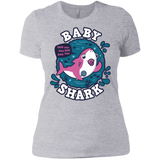 T-Shirts Heather Grey / X-Small Shark Family trazo - Baby Girl chupete Women's Premium T-Shirt