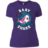 T-Shirts Purple Rush/ / X-Small Shark Family trazo - Baby Girl chupete Women's Premium T-Shirt