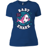 T-Shirts Royal / X-Small Shark Family trazo - Baby Girl chupete Women's Premium T-Shirt