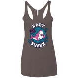 T-Shirts Macchiato / X-Small Shark Family trazo - Baby Girl chupete Women's Triblend Racerback Tank