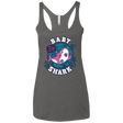T-Shirts Premium Heather / X-Small Shark Family trazo - Baby Girl chupete Women's Triblend Racerback Tank