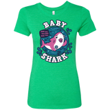T-Shirts Envy / S Shark Family trazo - Baby Girl chupete Women's Triblend T-Shirt
