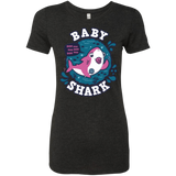 T-Shirts Vintage Black / S Shark Family trazo - Baby Girl chupete Women's Triblend T-Shirt