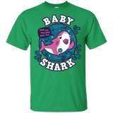 T-Shirts Irish Green / YXS Shark Family trazo - Baby Girl chupete Youth T-Shirt