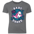 T-Shirts Premium Heather / YXS Shark Family trazo - Baby Girl chupete Youth Triblend T-Shirt