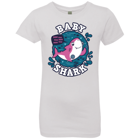 T-Shirts White / YXS Shark Family trazo - Baby Girl Girls Premium T-Shirt