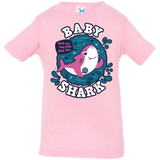 T-Shirts Pink / 6 Months Shark Family trazo - Baby Girl Infant Premium T-Shirt