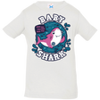 T-Shirts White / 6 Months Shark Family trazo - Baby Girl Infant Premium T-Shirt