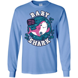 T-Shirts Carolina Blue / S Shark Family trazo - Baby Girl Men's Long Sleeve T-Shirt