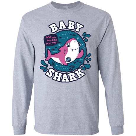 T-Shirts Sport Grey / S Shark Family trazo - Baby Girl Men's Long Sleeve T-Shirt