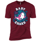 T-Shirts Cardinal / X-Small Shark Family trazo - Baby Girl Men's Premium T-Shirt