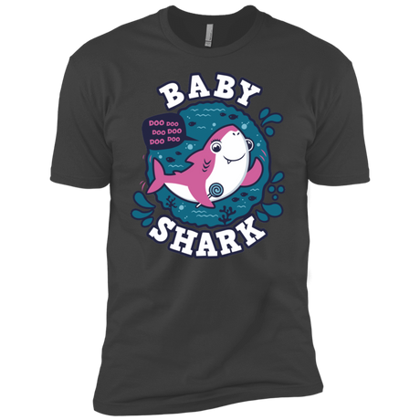 T-Shirts Heavy Metal / X-Small Shark Family trazo - Baby Girl Men's Premium T-Shirt