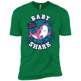 T-Shirts Kelly Green / X-Small Shark Family trazo - Baby Girl Men's Premium T-Shirt