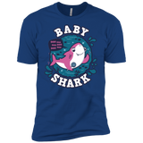 T-Shirts Royal / X-Small Shark Family trazo - Baby Girl Men's Premium T-Shirt