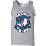 T-Shirts Sport Grey / S Shark Family trazo - Baby Girl Men's Tank Top