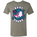 T-Shirts Venetian Grey / S Shark Family trazo - Baby Girl Men's Triblend T-Shirt