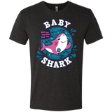 T-Shirts Vintage Black / S Shark Family trazo - Baby Girl Men's Triblend T-Shirt