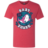 T-Shirts Vintage Red / S Shark Family trazo - Baby Girl Men's Triblend T-Shirt