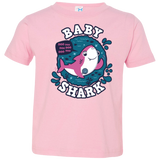 T-Shirts Pink / 2T Shark Family trazo - Baby Girl Toddler Premium T-Shirt