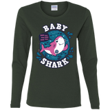 T-Shirts Forest / S Shark Family trazo - Baby Girl Women's Long Sleeve T-Shirt