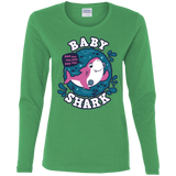 T-Shirts Irish Green / S Shark Family trazo - Baby Girl Women's Long Sleeve T-Shirt