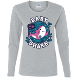 T-Shirts Sport Grey / S Shark Family trazo - Baby Girl Women's Long Sleeve T-Shirt