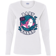 T-Shirts White / S Shark Family trazo - Baby Girl Women's Long Sleeve T-Shirt