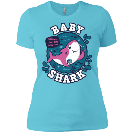 T-Shirts Cancun / X-Small Shark Family trazo - Baby Girl Women's Premium T-Shirt