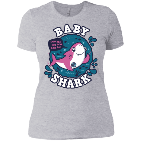 T-Shirts Heather Grey / X-Small Shark Family trazo - Baby Girl Women's Premium T-Shirt
