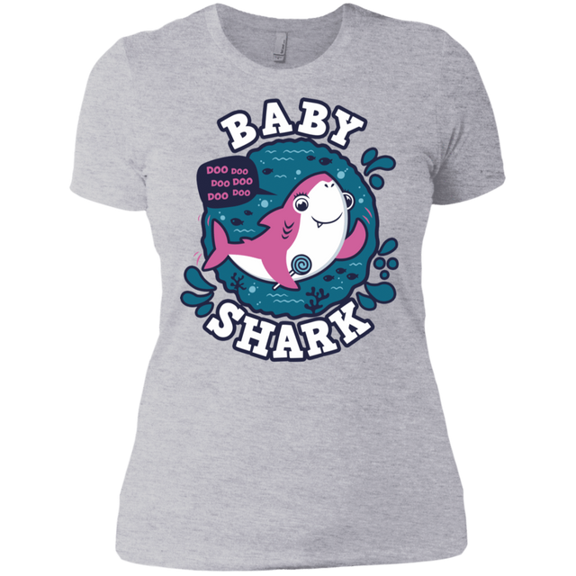 T-Shirts Heather Grey / X-Small Shark Family trazo - Baby Girl Women's Premium T-Shirt
