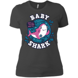 T-Shirts Heavy Metal / X-Small Shark Family trazo - Baby Girl Women's Premium T-Shirt