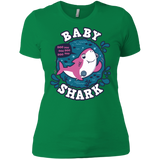 T-Shirts Kelly Green / X-Small Shark Family trazo - Baby Girl Women's Premium T-Shirt