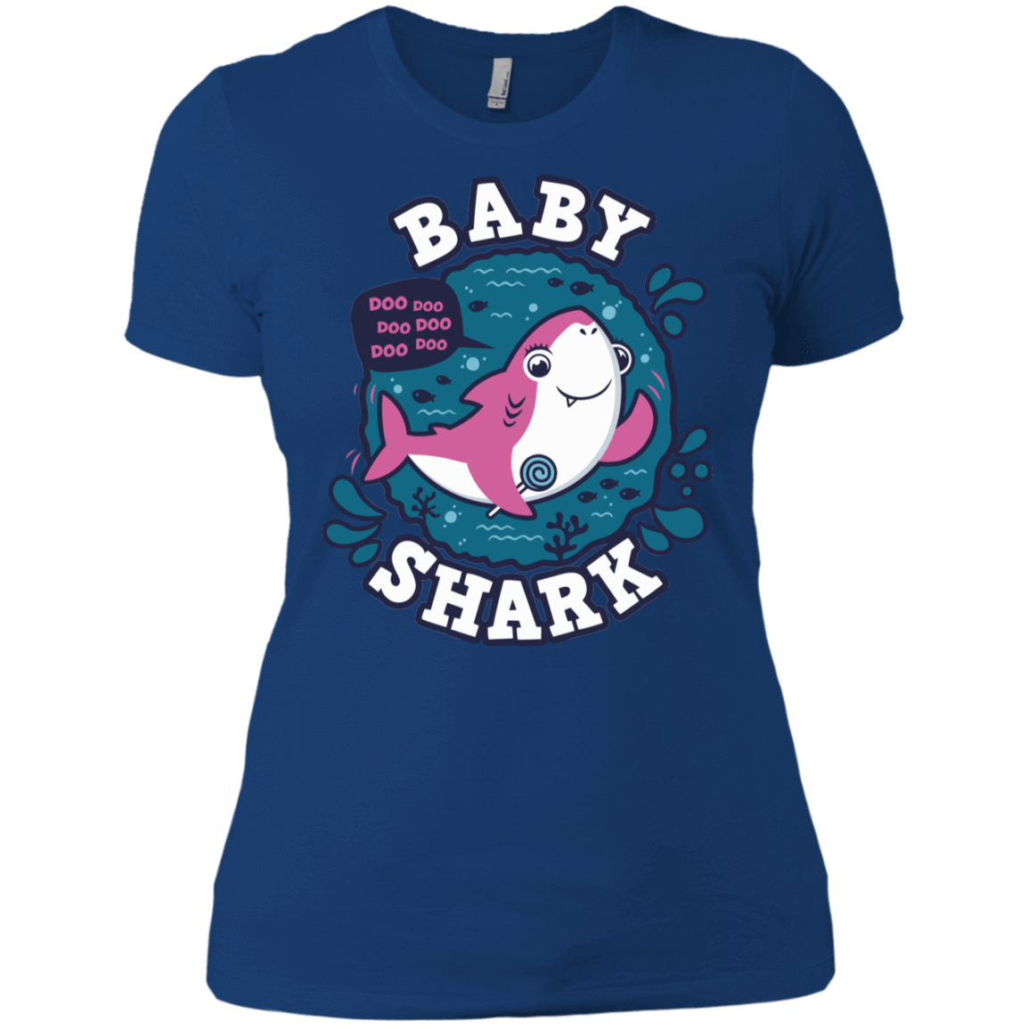 T-Shirts Royal / X-Small Shark Family trazo - Baby Girl Women's Premium T-Shirt